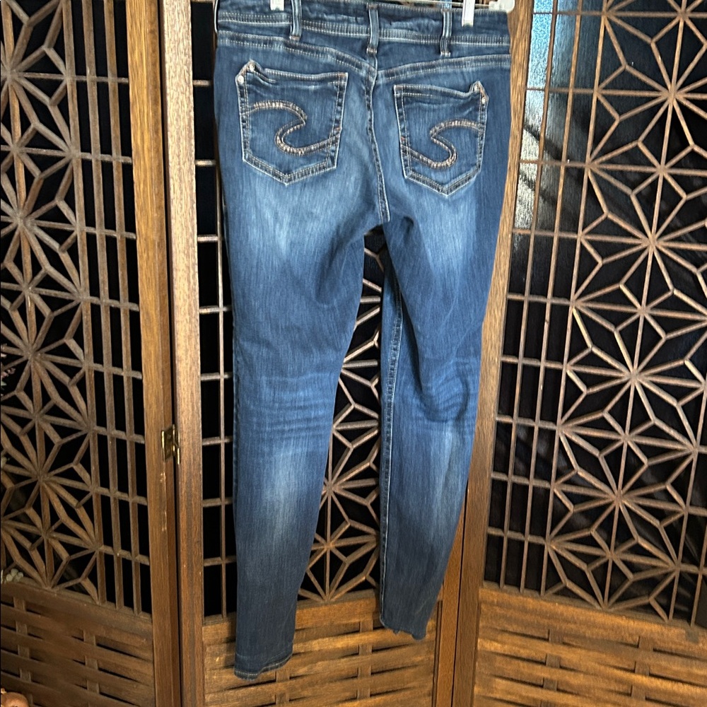 SILVER SUKI SUPER SKINNY JEANS 30/31 - Picture 7 of 12